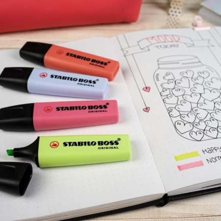 STABILO RESALTADOR BOSS PASTEL 4PC